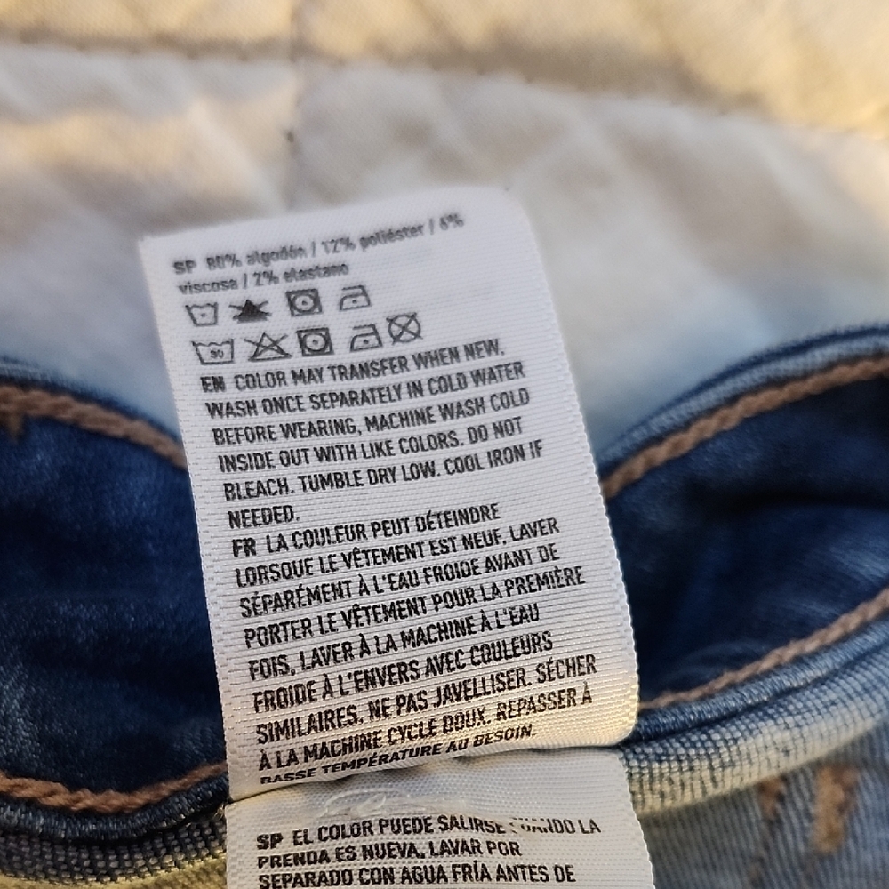 American Eagle Outfitters Blue Denim Mini Skirt - Picture 4 of 9